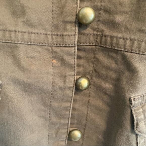 Jean Star Military Jacket Brown Women’s Boho Retro Fall - Picture 7 of 10